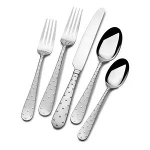 Ensemble de couverts de qualité supérieure en acier inoxydable avec ensembles de couverts finis miroir parfaits pour les événements de mariage et l'utilisation de la vaisselle - Product Image 1