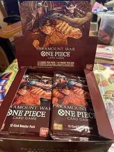 ( J) ข้อเสนอขายส่งสำหรับ English Paramount War Booster Box OP-02 One Piece TCG BANDAI จัดส่งฟรี - Product Image 1