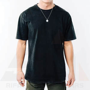 Camiseta de Hombre de Algodón 100%, Estilo Vintage, de Alta Calidad, Ecológica, Ligera, con Hombros Caídos, Lavado Ácido, Talla Grande, Manga Corta - Product Image 6