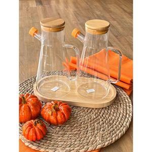 Set di pentole in vetro borosilicato 3 pezzi