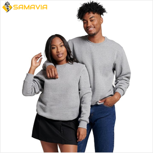 Softstyle Crewneck Sweatshirt Pullover Fleece <b>Men</b> Women Unisex Casual Winter Streetwear OEM Manufacturer basics/cotton blended - Product Image 6