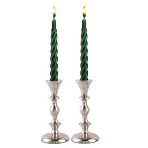 Vente chaude Design Moderne Blanc Enduit En Aluminium Bougeoir Nouvelle Arrivée De Mariage Décorer Stand Meilleur Prix De Gros - Product Image 2