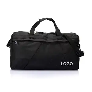 Bolsa de lona deportiva de nailon impermeable multifuncional resistente personalizada, mochila de gimnasio, bolsas de viaje informales para golf y Rugby