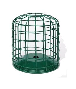 Mangeoire à oiseaux suspendue en métal durable pour l'extérieur avec toit, idéale pour le balcon, le jardin et la cour arrière. - Product Image 3