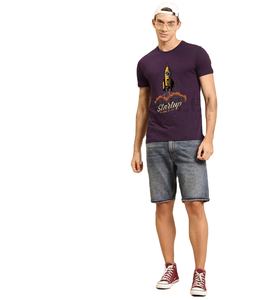 เสื้อยืดออกกำลังกายทรงโอเวอร์ไซส์ แขนเสื้อแบบดรอปโชว์เดอร์ สีม่วง ดีไซน์ทันสมัย ขายส่ง สำหรับผู้ชายและผู้หญิง สไตล์สตรีทแวร์ ผ้าฝ้าย 100% หนัก 220 กรัม - Product Image 3