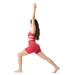 กางเกงขาสั้นออกกำลังกายทรงสปอร์ตเอวสูงสำหรับผู้หญิง รุ่น New Contour Scrunch Butt ช่วยยกกระชับสะโพก เหมาะสำหรับฟิตเนส โยคะ และออกกำลังกายทั่วไป - Product Image 6