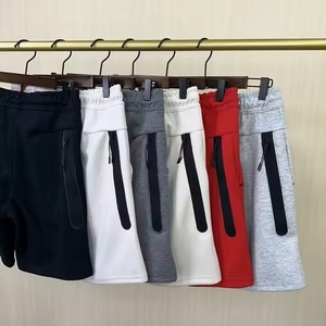 Wholesale Luxury Canvas <b>Men's</b> Eco-Friendly Quick Dry Breathable <b>Short</b> Pants Custom Logo Design Solid <b>Pattern</b> Drawstring Casual - Product Image 3