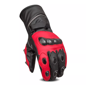 Gants d'hiver en cuir imperméables pour moto sport motard cyclisme voyage extérieur respirant et compatible avec écran tactile - Product Image 2