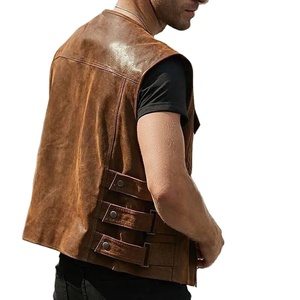 Gilet en peau de mouton Cog-Nac pour homme, veste décontractée sans manches, gilet d'hiver - Product Image 3