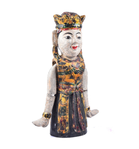 Décoration de maison, prix de gros, Design traditionnel, objets décoratifs, marionnette d'eau en bois de Jackfruit, fée dame du Vietnam - Product Image 4
