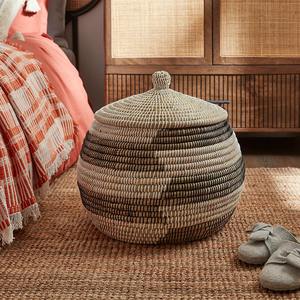 Caja de Almacenamiento con Tapa en Contraste, Caja de Almacenamiento Hecha a Mano, Ecológica, Natural, Decoración del Hogar, Venta al por Mayor desde Vietnam - Product Image 5