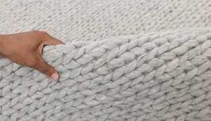 Alta calidad Natural Neutral Crema Blanco Choti Color Lana Boho Sumac Tejido A prueba de fuego Muestra disponible Alfombra de piso Proyectos para el hogar - Product Image 2