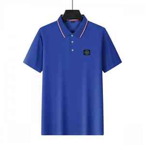 High Quality Men Polo <b>Shirt</b> in Solid Colors Perfect for Casual Office and Summer Streetwear - Product Image 2