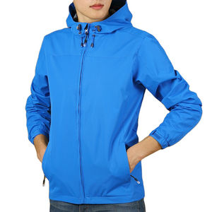 Chaqueta Cortavientos Impermeable Ligera Unisex para Primavera y Otoño, Chaqueta de Una Sola Capa con Forro de Malla, Cuello con Capucha para Trabajar en Pareja - Product Image 3