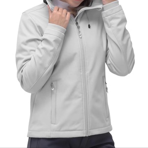 Veste Softshell Polaire Personnalisée pour Femme, Imperméable, Coupe-Vent, Respirante, Séchage Rapide, Fermeture Éclair Intégrale, Col Montant, pour Activités de Plein Air - Product Image 3