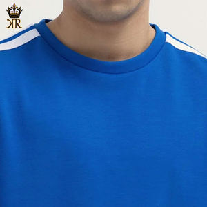 Camisetas de Algodón 100% para Hombre, Diseño Liso, Mangas Completas con Cuello Redondo, Color Personalizado - Product Image 5