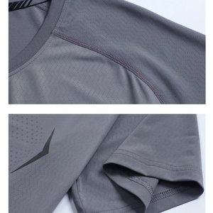 Camiseta deportiva Tech 2,0 de manga corta para hombre, 100% de poliéster, cuello redondo, patrón de personajes, 180g, peso de tela, para hombre, envío DDP - Product Image 4