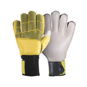 Gants de gardien de but en cuir respirant, équipement sportif professionnel, antidérapant, pour adultes, résistant à l'usure, imperméable, réglable - Product Image 1