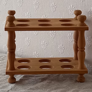 Porte-oeufs en bois empilable de ferme Stockage d'oeufs frais Porte-oeufs en bois - Product Image 3