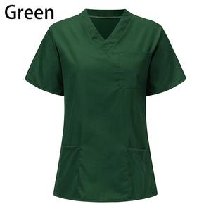 Venta al por mayor personalizado de moda elástico Spandex médico Scrubs conjuntos de uniformes traje de Jogger para hospitales médicos y enfermeras médicos - Product Image 1
