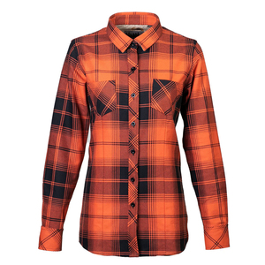 Haute qualité surdimensionné solide femmes flanelle chemises mode décontracté doux respirant Double poche bouton décoration automne saison - Product Image 3