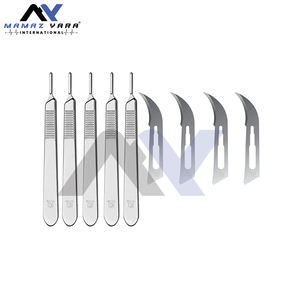 Mango de bisturí de acero inoxidable #8 - Compatible con cuchillas de bisturí de tamaño #20, 21, 22, 23, 24, 25, 60, 70-Quirúrgico de precisión - Product Image 6