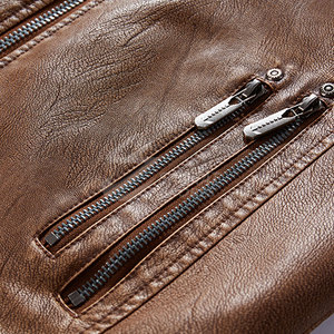 Veste en cuir de vache pour homme, best-seller, design unique, légère et respirante pour l'hiver, logo sur le devant - Product Image 5