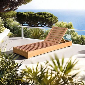 เตียงไม้สักแบบร่วมสมัยสำหรับรับประทานอาหารและห้องครัวกลางแจ้งโครงการโรงแรมในสิงคโปร์ - Product Image 1