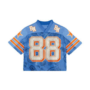 Maillot de football classique de l'équipe nationale imprimé respirant grande taille été tissu PK séchage rapide T-shirt et uniforme de football - Product Image 1