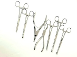 Juego de 7 Instrumentos de Perforación Corporal de Acero Inoxidable de Primera Calidad, Kit de Pinzas Pennington para Perforaciones DIY OEM - Product Image 4