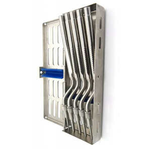 Instrumental Quirúrgico para Cirugía de Ombligo, Kit de Osteotomo para Elevación de Senos Paranasales (5 Senos), Puntas Cóncavas Desplazadas, Implantes Dentales, Incluye Casete, Juego Dental, CE - Product Image 6