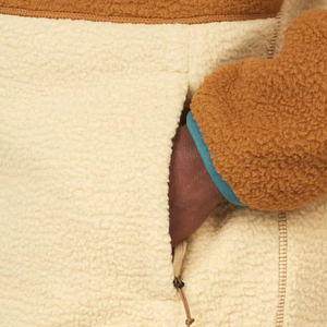 Sweat à capuche en sherpa brodé en coton 100% chaud d'hiver, streetwear, couleur unie, doux et confortable en polaire pour hommes - Product Image 5