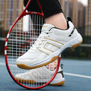 Chaussures de badminton à boucle rotative, semelle en caoutchouc, chaussures de sport respirantes, chaussures d'entraînement de compétition, chaussures de tennis pour étudiants - Product Image 4