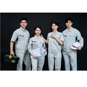 Ensemble de vêtements de travail pour hommes, gris marine, respirant, confortable, manches longues, haute visibilité, durable, sécurité, Vietnam OEM FMF - Product Image 1