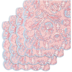 Serviettes et napperons en lin/coton d'usine directe de qualité supérieure serviette brodée à bord festonné pour les fêtes de mariage - Product Image 2