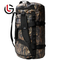 Bolsa de Viaje Impermeable de Alta Calidad, Ligera y Duradera, con Diseño de Camuflaje Personalizado, Unisex, de Lona Encerada de Algodón Genuino