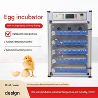 Incubateur à œufs automatique avec contrôle de la température et de l'humidité pour l'élevage de volailles, capacité 0-600 œufs