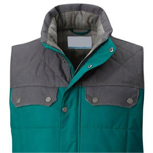 Logo personnalisé Veste d'extérieur rembourrée sans manches Gilet bouffant pour hommes Manteau gilet d'hiver pour hommes - Product Image 4