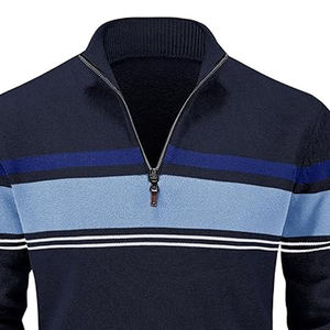 Noticias Color Block manga larga soft shell hombres al aire libre Atlético sudadera rendimiento deportes pulóver 1/4 zip chaquetas de lana - Product Image 2