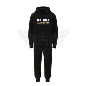 Conjunto de Sudadera con Capucha y Pantalones Deportivos con Estampado Gráfico Personalizado al por Mayor de Vancouver Tracksuit para Hombre - Product Image 4