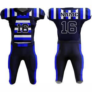 Maillot de football américain sur mesure à manches courtes 100% polyester Taille plus grande Évacuation de l'humidité Protection UV Respirant - Product Image 2