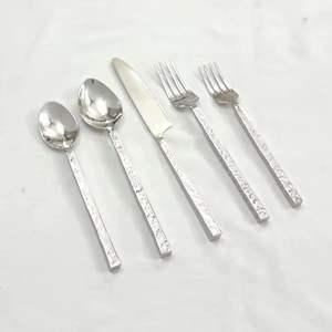 Diseño elegante, los mejores proveedores indios, cubiertos modernos de metal para bodas, juego de cubiertos chapados en plata para restaurantes y hoteles - Product Image 5