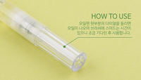 Fabriqué en corée, le stylo à huile de parfum de cuticule de lupin obtenez un stylo portable et soignez facilement à la maison simple à utiliser