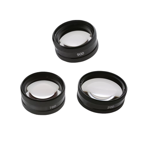 Lentille de lampe à fente asphérique 90D de qualité supérieure pour l'examen du fond d'œil et le diagnostic rétinien dans les cliniques oculaires - Product Image 3