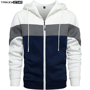 Sudaderas con capucha y cremallera hechas a medida para hombre 100% algodón Impresión digital Alta calidad Moda de invierno Bajo MOQ Opciones - Product Image 1