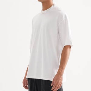 เสื้อผ้าถักน้ำหนักมากสั่งทำขายส่ง ผ้าฝ้าย 100% เป็นมิตรกับสิ่งแวดล้อม แห้งเร็ว คุณภาพสูง แบบเรียบ ล้างสีแบบแอซิดวอช ทรงโอเวอร์ไซส์ สไตล์วินเทจ - Product Image 2