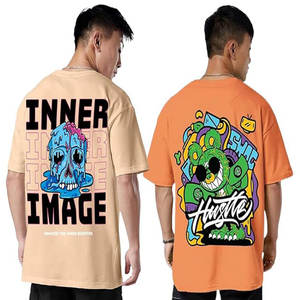 เสื้อยืดพิมพ์โลโก้ขนาดพิเศษเสื้อยืดผ้าฝ้าย100% ธรรมดา - Product Image 3