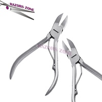 Coupe-ongles professionnel en acier inoxydable pour doigts et orteils, robuste, avec ressort métallique à joint de jonction