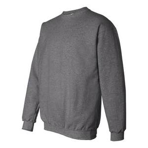 OEM Pull 100% coton imprimé sur mesure Pull unisexe vierge Sweat-shirt à col rond uni en molleton épais pour hommes - Product Image 6