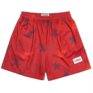 Short de gymnastique en maille d'été personnalisé avec logo OEM pour hommes Short de basket-ball de marque Sublimation Plain Polyester Street Solid - Product Image 2